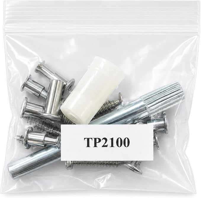 Harris Hardware TP2100 Toilet Partition Die Cast Zamac Complete Outswing Door Hardware Set, 1 in. Door 1-1/4 in. Pilaster