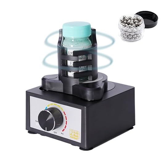 2400RPM Vortex Mixer Model Paint Shaker Mix Up to 100ML Adjustable Speed for Hobby Acrylic Paints,Nail Polish,Pigment,Eyelash Glue Adhesives,Testing Tubes