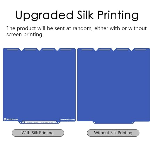 HzdaDeve Cool Plate for Snapmaker U1 Low Temperature Cold Build Plate Double Sided Smooth Board Sheet Bed PEI Heated Bed Spring Steel Flexible Platform for Snapmaker 3D Printer (No Heating/No Glue)