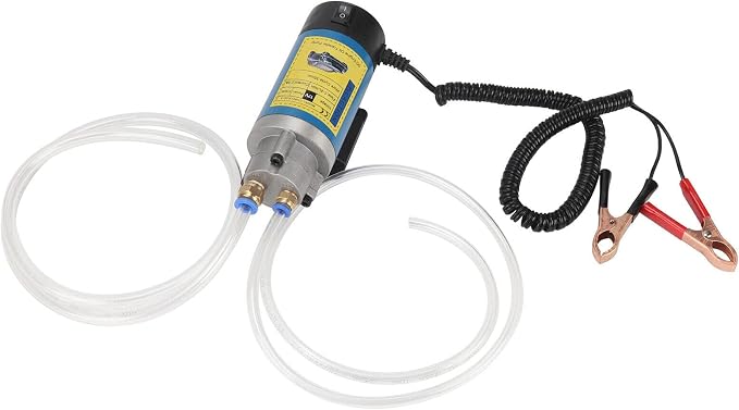 Quick Oil Change Pump, DC 12V 100W Oil Diesel Fluid Pump Extractor Transfer Pump & Tubes Kit for Car, Boat, Motorbike, Truck, RV, ATV and Other Vehicles