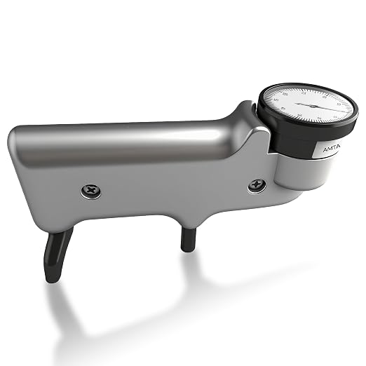 Barcol Hardness Tester Metal Hardness Tester 4-in-1 Dial Hardness Tester with HB HR HV HW Systems Portable Hardness Tester for Aluminum, Aluminum alloys, Copper, Copper alloys (Model HT10)