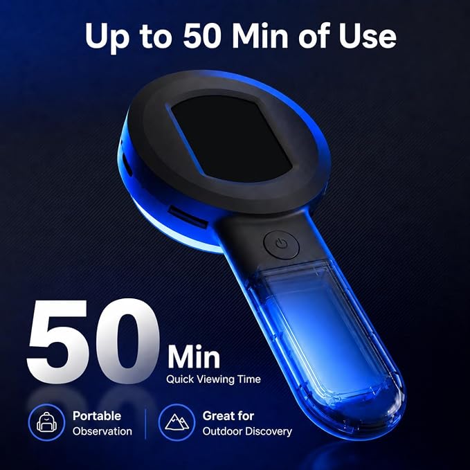 TOMLOV P10 Microscope for Adults Kids, Handheld Coin Magnifier with Light for Error Coins, Portable Trichome Magnifying Glass 100X, Collector Pocket Jewelers Loupe, Digital Microscope with 2" Screen