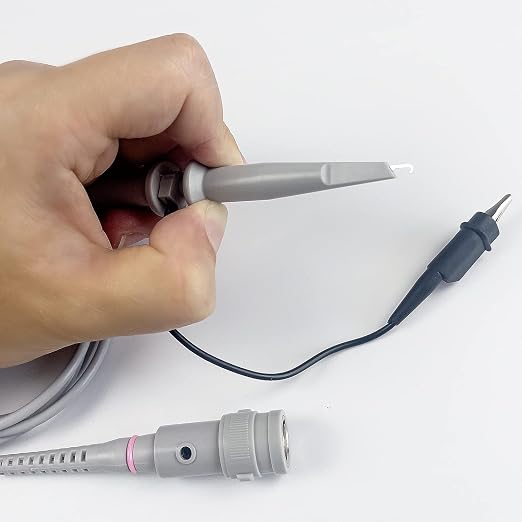 OWON Lab Oscilloscope High Voltage Probe Kit, 200MHz Oscilloscope Clip Probe Work with Digital Oscilloscope and Analog Oscilloscope