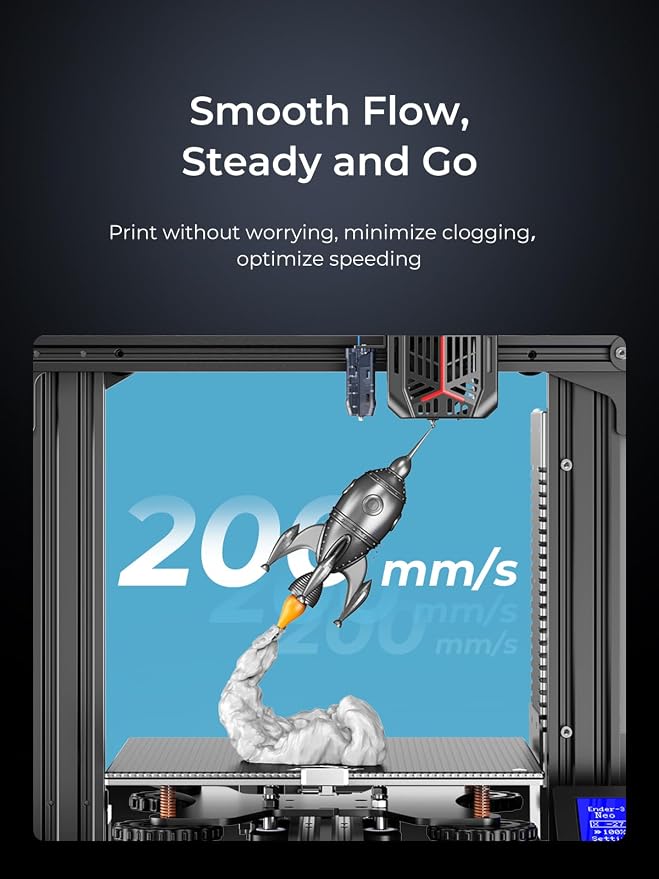 Creality 3D Printer Filament White & White, PLA Bundle 2 kg for 3D Printing, 1.0kg (2.2lbs) Spool, Enhanced Toughness No Warp, Accuracy ±0.03mm Printing Filament, for 3D Printers