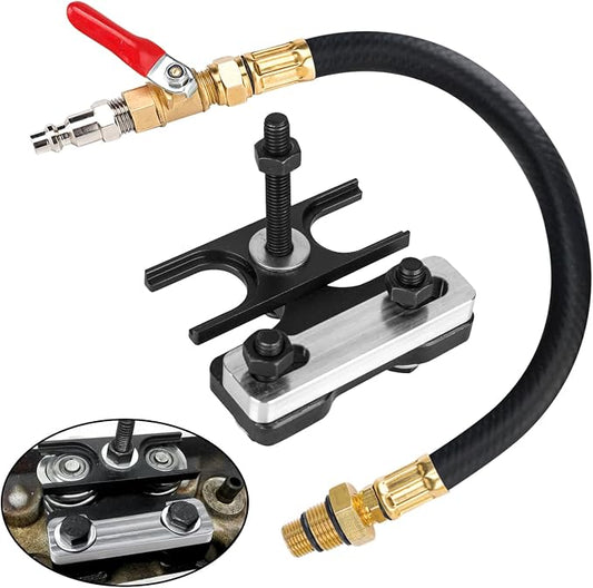 3mirrors 67605 Valve Spring Compressor Tool and Cylinder Leakage Testing Assistant Tool