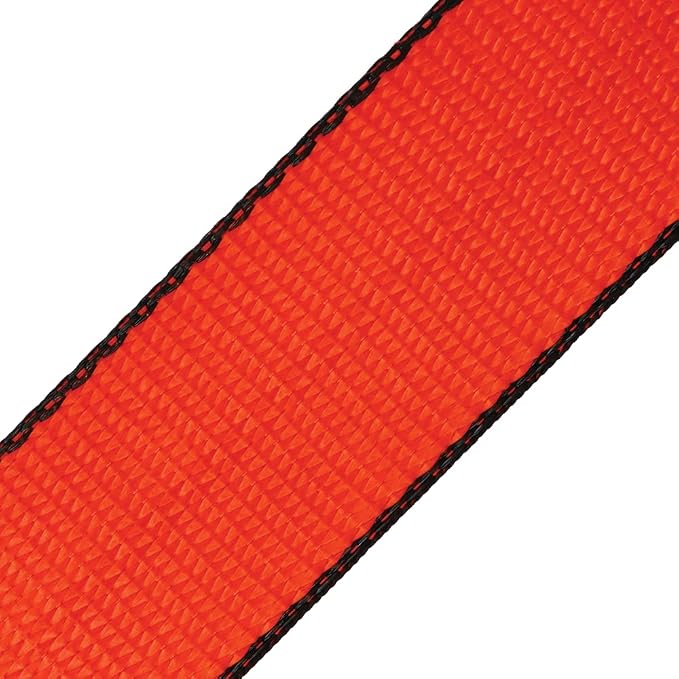 VULCAN Car Tie Down Strap Only - RTJ Hooks - 96 Inch - 4 Pack- PROSeries - 3,300 Pound Safe Working Load