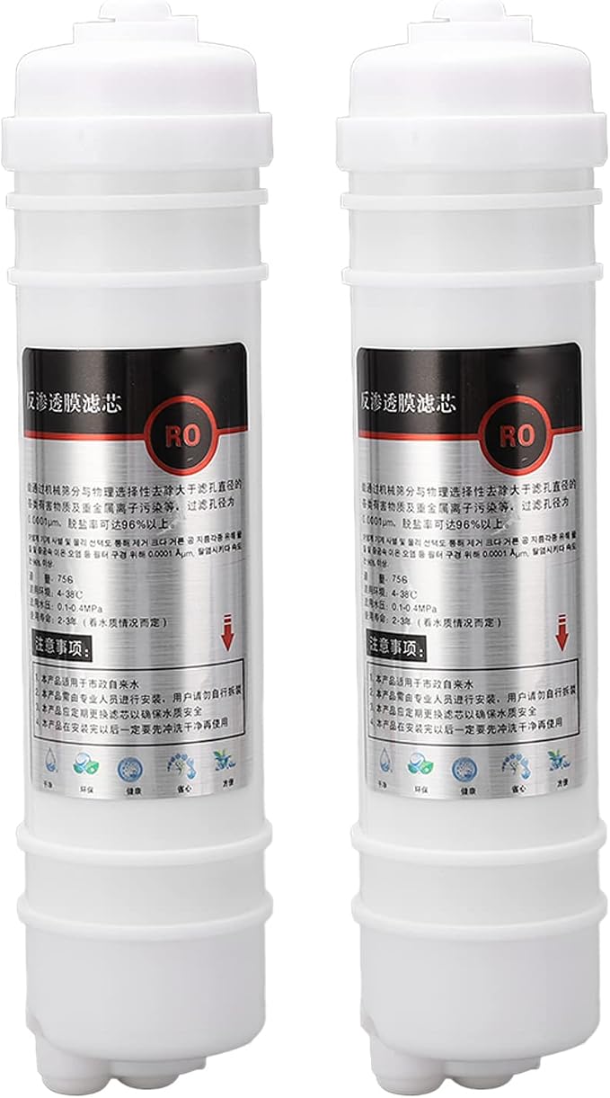 RO Membrane Filter Replacement, Chemical 75g Flux Pure Water Machine Filter Stronger Adsorption for Harmful Substances Removal