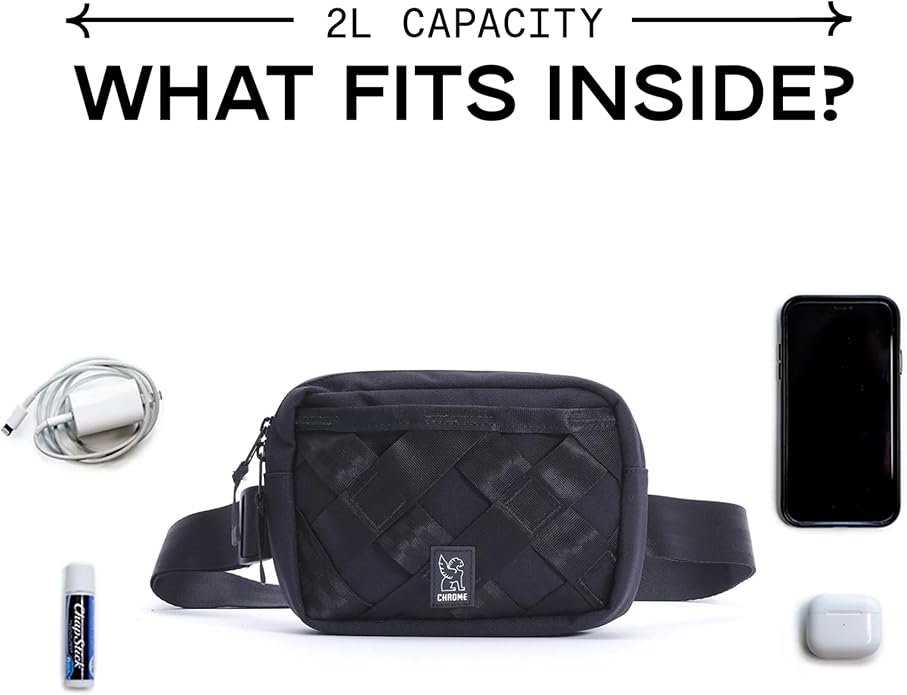 Chrome Industries Barrage Sling Bag – Crossbody Backpack for Women and Men w/Quick Release Buckle