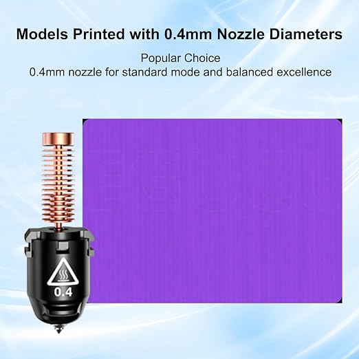 1 PK Original 0.4mm AD5M Nozzle for Flashforge AD5M/AD5M Pro, 280℃ AD5M High Flow Hotend with 32mm³/s and 3-Second Quick Release, OEM Replacement Part for flashforge AD5M Accessories