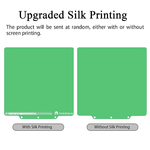 HzdaDeve Cool Plate for AD5X/5M/5M Pro Low Temperature Cold Build Plate No Heating No Glue Double Sided Smooth Board Sheet Bed PEI Heated Bed Spring Steel Platform for Flashforge 3D Printer (Green)