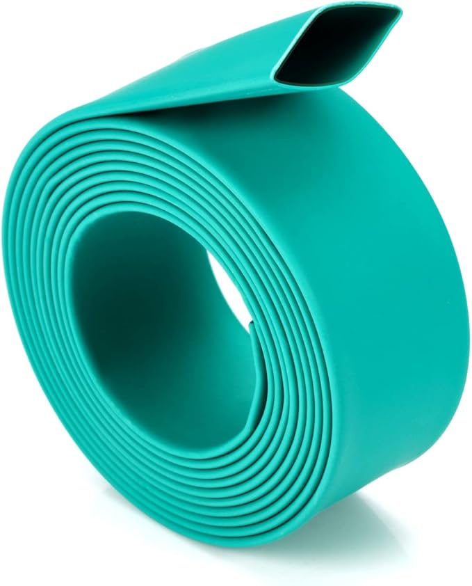 Chanzon 3:1 Ratio 1/2" (12.7mm) Heat Shrink Tubing - Marine Grade Waterproof Adhesive Lined - 4Ft Roll (1.22M Total Length) Green Polyolefin Sleeving Wrap Shrinking 3 to 1 Ratio 1pcs
