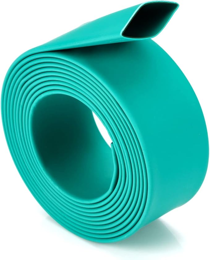 Chanzon 3:1 Ratio 5/8" (15mm) Heat Shrink Tubing - Marine Grade Waterproof Adhesive Lined - 4Ft Roll (1.22M Total Length) Green Polyolefin Sleeving Wrap Shrinking 3 to 1 Ratio 1pcs