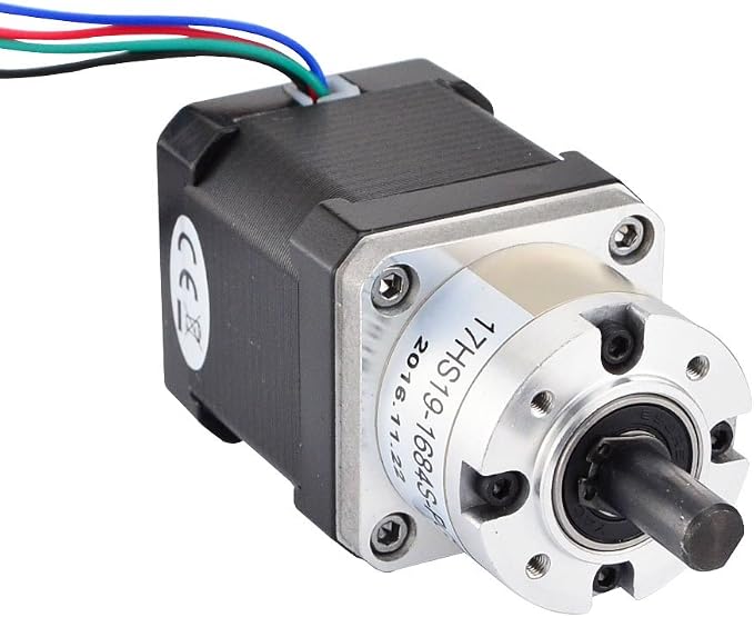 STEPPERONLINE Nema 17 Geared Stepper Motor Gear Ratio 5:1 3D Printer Extruder Motor DIY CNC Robotics