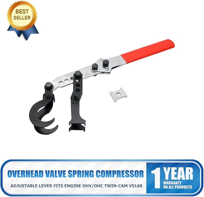 MACHSWON Spring Compressor Safe Cylinder Head Valve Spring Compressor Lever Type Stem Seal Replacement Tool for OHV OHC Engines