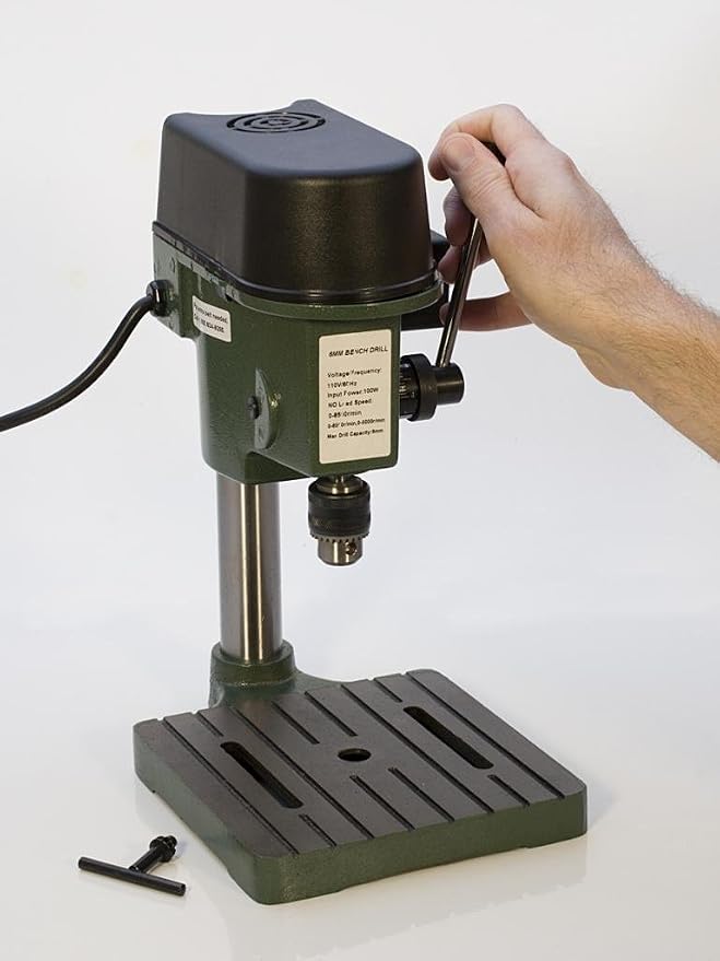 EUROTOOL Small Benchtop Drill Press, 3 Speed | DRL-300.00