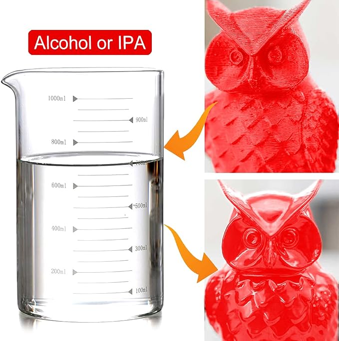 YOUSU Red PVB Filament 1.75 mm for 3D Printer & 3D Pen 1 kg (2.2 lbs), Print As Easy as PLA Filament, can be Polished with Alcohol to get Smooth Surface.