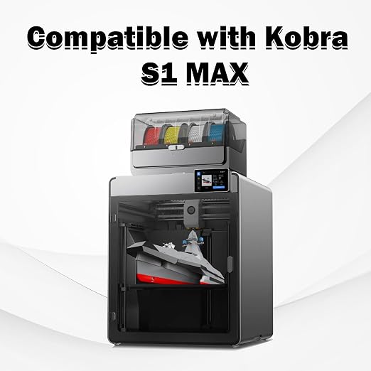 Kobra S1 Max Hotend Heating Assembly Kit Ceramic Zirconia Heat Insulation Heat Resistant Heating Component with Base Clip Thermistor Heater Cartridge for Anycubic Kobra S1 Max 3D Printer Accessories