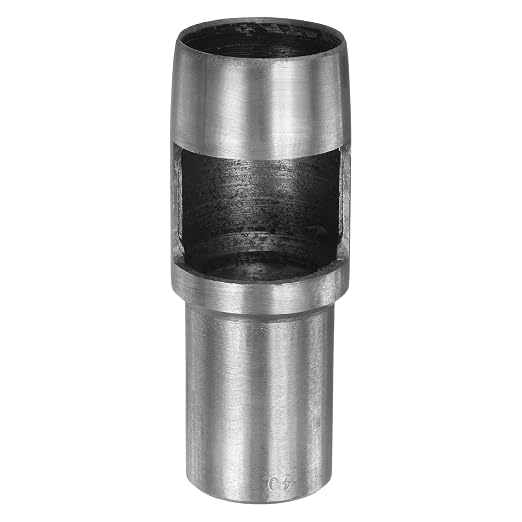 HARFINGTON Hollow Punch for Leather 40mm Round Hole Punch Tool for Belt Puncher Carbon Steel Single Punch for Watch Belts Cut Leather Craft Rubber Paper Fabric Plastic Soft Material