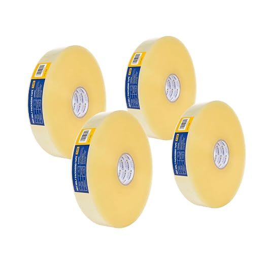 NORTHSKY Bulk Packing Tape, 4 Rolls Clear Packing Tape 2 Inch Wide x 1000 Yards Each, 2.6 Mil Heavy Duty Shipping Tape, Packaging Tape for Boxes, Carton Sealing, Moving, Warehouse, Storage, Shipping