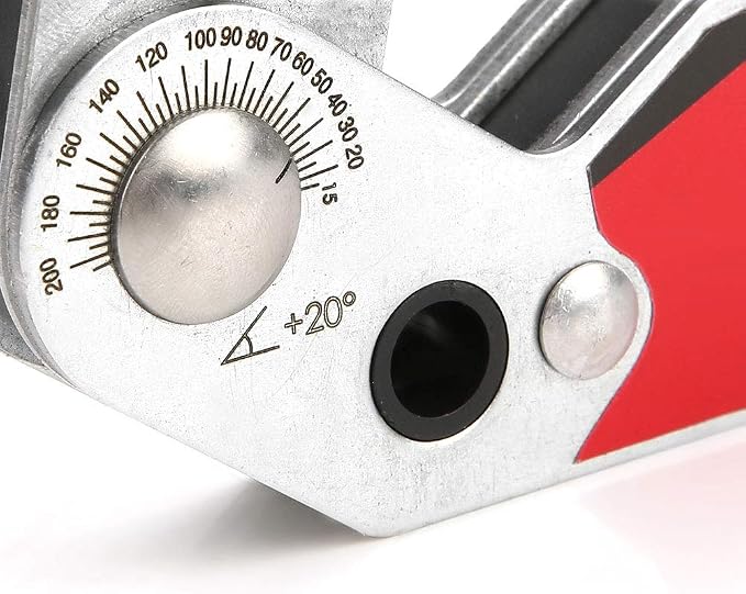 Adjustable Angles Welding Magnet 20°-200°, Magnetic Welding Holder Clamp Welder Tool for Soldering Positioning
