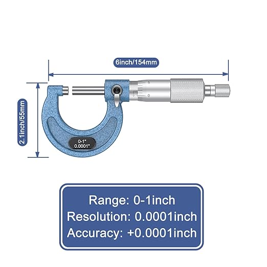 HDLNKAK Dial Indicator 0-1'' with Magnetic Base, Dial Indicator Tools Set for Alignment, Outside Micrometer, 0-1" Machinist Micrometer.