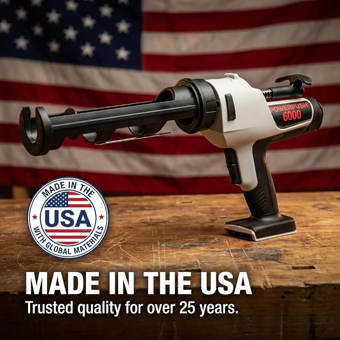 Heavy Duty Caulking Gun | 18V Cordless Drive | 10oz Cartridges 300ml | Compatible with M18 Battery | Tool Only | No Drip Professional Calking for Painters, DIYers