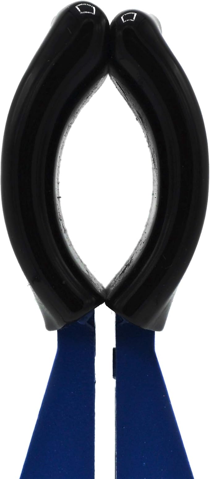 EISCO 2 Prong, Vinyl Coated Burette Flask on Stainless Steel Rod - 4.25" Max Clamp Opening, 5.5" Rod - Powder Coated Zinc Clamp - Research, Industrial Laboratory Grade