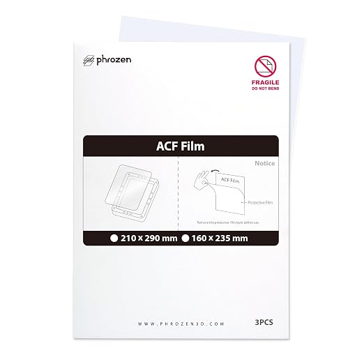 phrozen 3pcs ACF Film High Durability Dual Surfaces, Less Peeling Force Compatible with Sonic Mini,Sonic Mini 4K, Sonic Mini 8K, Sonic Mini 8K S (160 * 235mm)