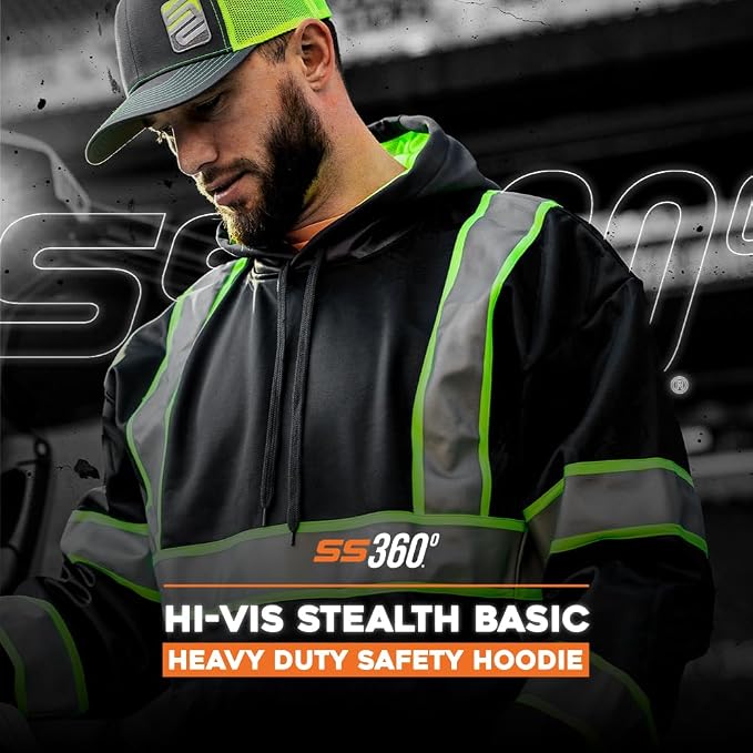 SafetyShirtz SS360 ANSI Class 3 Type R Graphic Hoodie