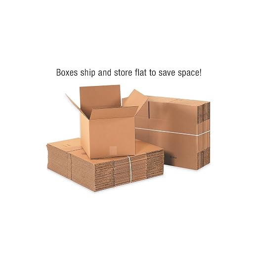 Box USA Moving Boxes, 20"L x 14"W x 14"H 15-Pack - Heavy-Duty Double Walled Corrugated Cardboard Box for Packing, Shipping and Storage