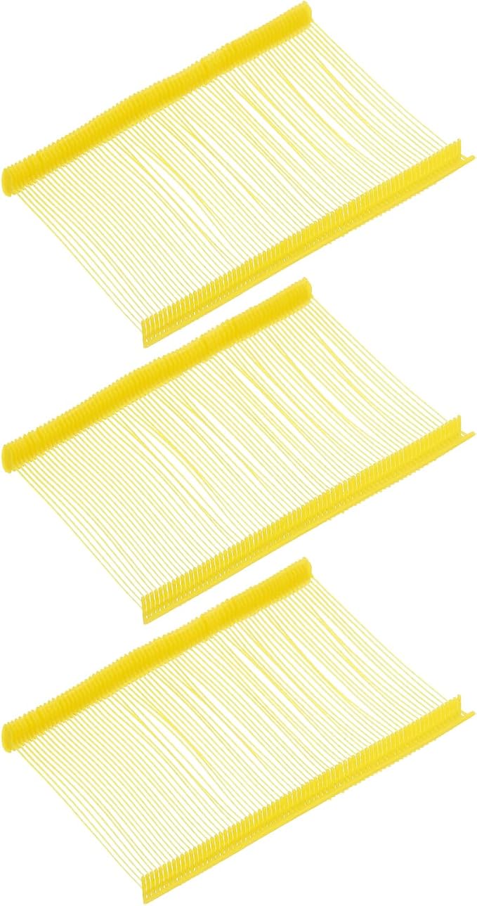 uxcell 5000pcs 2 Inch(50mm) Micro Tagging Gun Fasteners, Tag Pins Clothing Tagging Barbs Attachments Plastic Garment Price Tag Barb for Clothes, Yellow