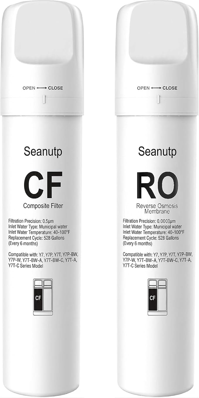 CF RO Replacement Filter Kit Compatible with SimPure Y7 Y7P Y7T