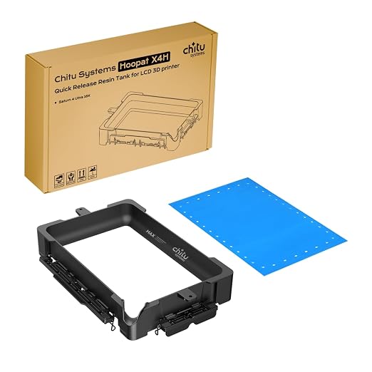 Chitu Systems Upgraded Hoopat X4H Quick Release Resin Vat for ELEGOO Saturn 4 Ultra 16K 3D Printers with Pre-Holed PFA Release Film with Seal Ring, Swap in 1min for Easy Printing