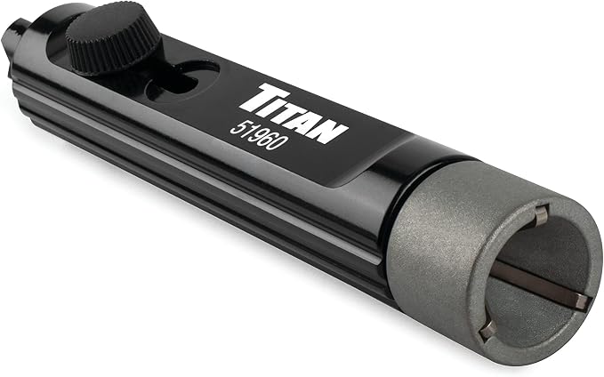 Titan 51960 Internal/External Tubing Deburring Tool, Brake Line Deburring Tool