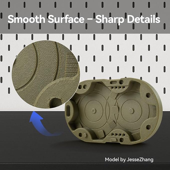 Siraya Tech Fibreheart PET-GF FDE Earth 3D Printing Filament, 1kg - 15% Glass Fiber Reinforced, Flat Dark Earth, UV Resistant, Low Moisture Absorption, High Strength for Industrial Applications