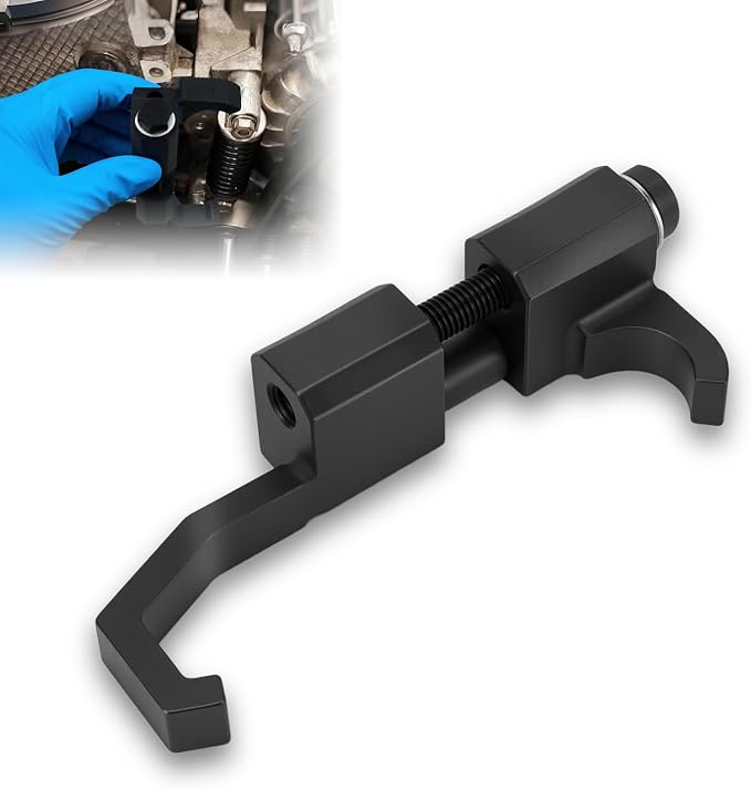 5460 Serpentine Belt Tensioner Tool, Belt Tension Compressor & Spring Compressor for Engine Drive Belts/Tensioner Pulleys, Forged High Carbon Steel, Rustproof, Adjustable Arm