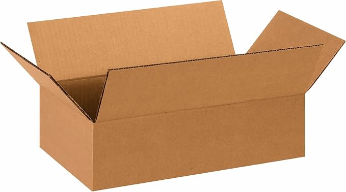 AVIDITI 14 x 8 x 4 Corrugated Cardboard Boxes, Flat 14"L x 8"W x 4"H, Pack of 25 | Shipping, Packaging, Moving, Storage Box for Home or Business, Strong Wholesale Bulk Boxes