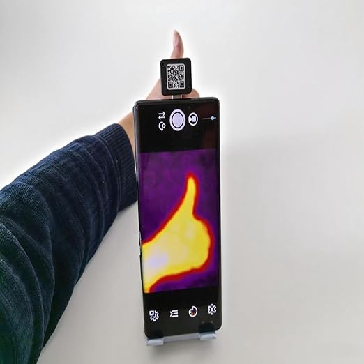 TIOP03 32x24 Type-C Portable IR Thermal Camera | MLX90640 sensor, 32×24 IR resolution, Type-C plug-and-play, compatible with Android phones for real-time thermal imaging