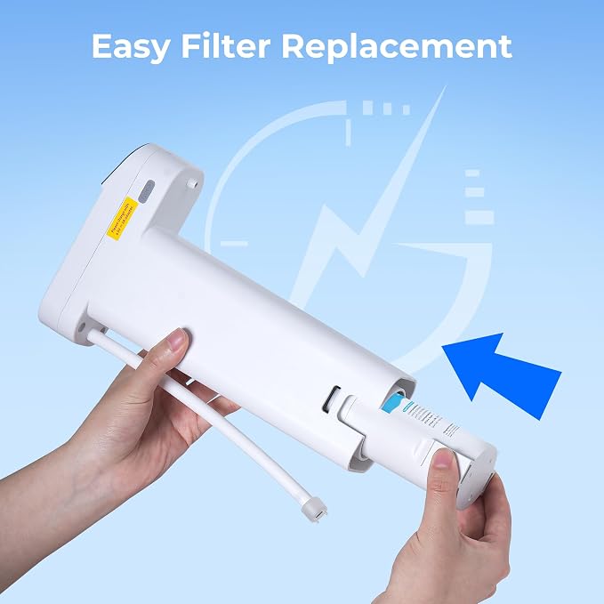 Waterdrop EDFA Alkaline Water Filter Replacement for Waterdrop ED01AW/ED01AB/ED01/ED02/ED04 Rechargeable Electric Pitcher, Improve PH, 3 Months or 200 Gallons, 3 Pack