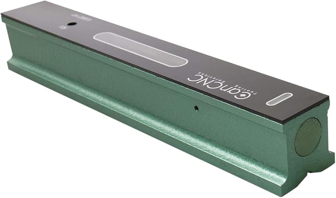 Accusize Industrial Tools 12 inch Professional Master Precision Level in Fitted Box, Accuracy 0.0002''/10'', S908-C612 | 0.0002"/10" Accuracy, V-Grooved Base, Cross Test Vial, Cast Iron, B: 1.830", C: 1.574", D: 1.890", S908-C612