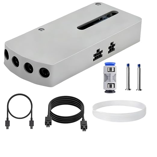 AMS Hub with Integrated AMS Filament Buffer 4-in-1 for Bambu Lab X1, P1P, P1S, H2D 3D Printers, Compatible with AMS/AMS 2 Pro/AMS HT, Supports Up to 16-Color Printing