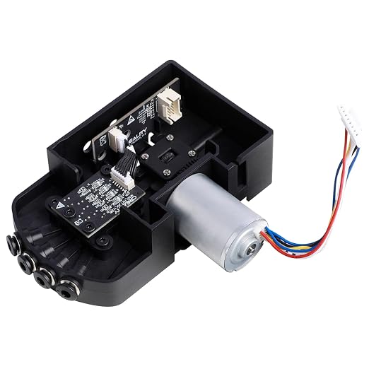 Creality CFS Five Way Kit, CFS Bottom Bracket, Original CFS Replacement Accessories with Brushless Motor for Multi Color 3D Printer Automatically Filament System (0.35A, 24V, L11)