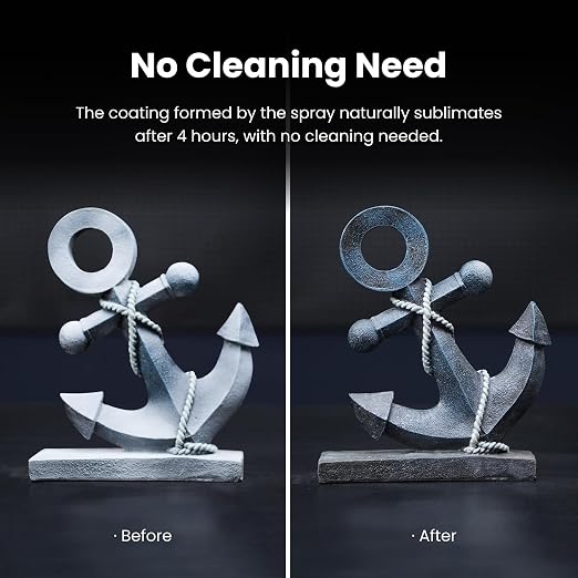 Revopoint 3D Scanning Spray for 3D Scanners, No Cleaning Needed, for Transparent, Reflective or Highly Textured Surfaces Objects, 400ml, Blue