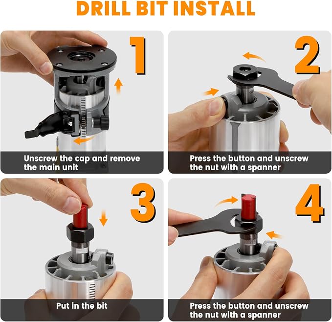 Wood Router with DeWalt 20V Battery,Router Tool for 800W 30000 RPM，5 Variable Speeds Fixed Base Cordless Router,15PCS 1/4" Router Bits【Battery Not Included】
