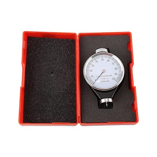 Mohs Durometer Tester, Shore Type A/O/D Rubber Tire Durometer Hardness Tester 10-90HA (Type A)