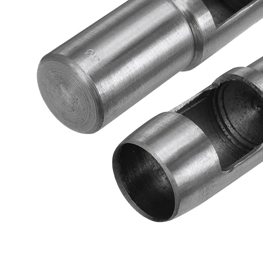 HARFINGTON Hollow Punch for Leather 33mm Round Hole Punch Tool for Belt Puncher Carbon Steel Single Punch for Watch Belts Cut Leather Craft Rubber Paper Fabric Plastic Soft Material