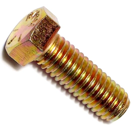 Hard-to-Find Fastener Grade 8 Hex Cap Coarse Large Bolts, Midwest Assortment Refill, Steel Hex Bolts for Construction, Home Improvement, 7/16-14 x 1-1/4 - Inch, Pack of 5