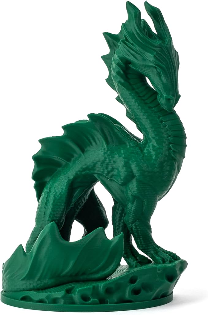 Prusament Premium PLA Emerald Green 1.75mm 1kg 3D Printer Filament | PLA filament with ±0.02 mm precision, low warping, and reliable, tangle-free printing for beginners and professionals.