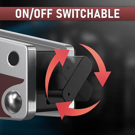 YESWELDER Adjustable Angle On/Off Welding Magnet, 20-200° Angle Magnetic Welding Holder, 110LB/50KG Switchable Holding Power Welding Accessory