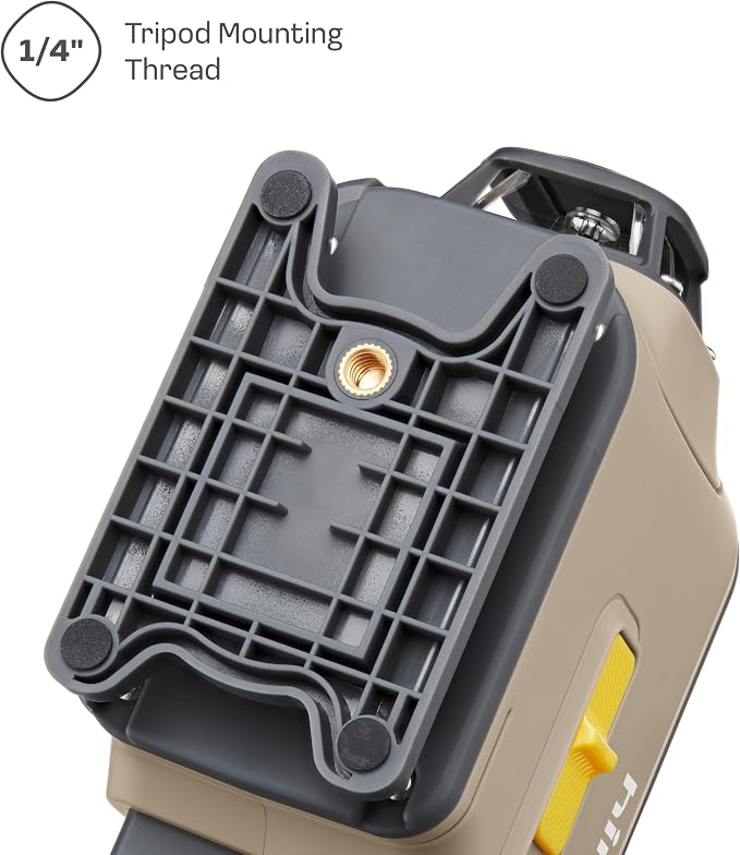 Hints 4D Laser Level Self-Leveling 4x360°, 4 Beams, 100Ft, ±1/12" Accuracy, IP54, Outdoor Pulse Mode, Remote and Gesture Control, Type-C Chargin, Storage Case and Extra Li-ion Battery included